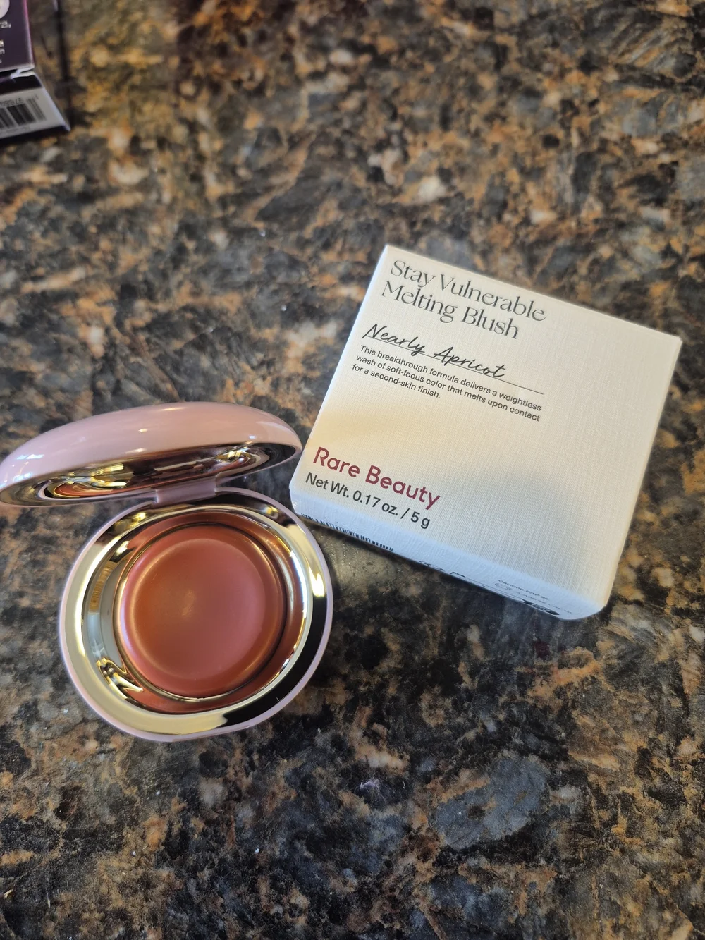 Rare Beauty Stay Vulnerable Melting Blush — Nearly Apricot (Peach Pink)